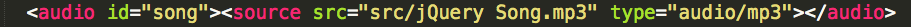 Audio Tag Example