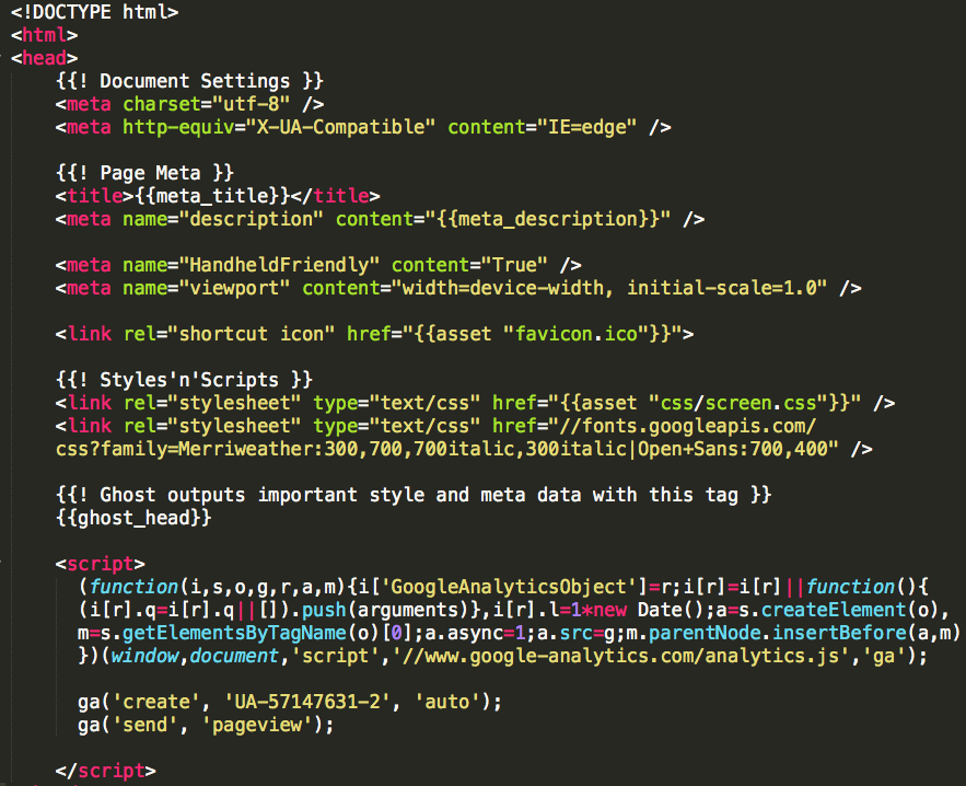 After, with script tag