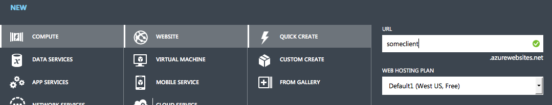 Create client