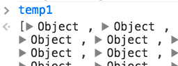 Screenshot of temporary storage variable
